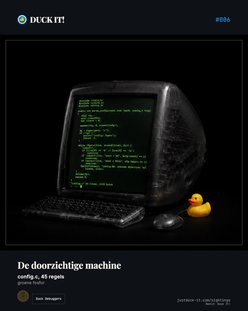 Duck Debuggers: de doorzichtige machine
